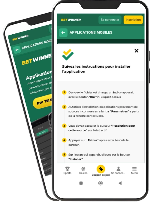 Comment installer Betwinner apk sur Android